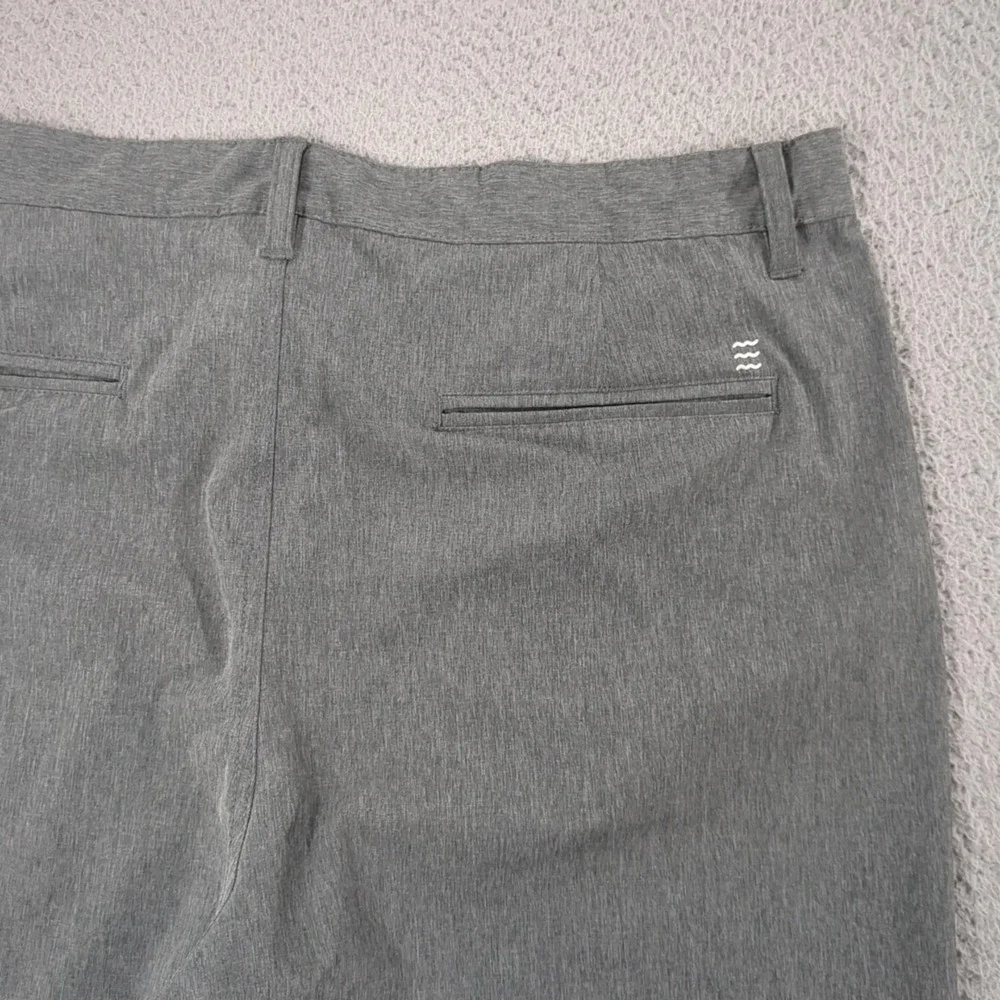 Free Fly Shorts Mens 36 Gray 8 Inch Stretch Chino Performance Casual Travel